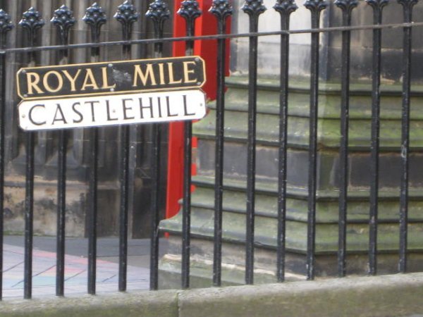 the famous Royal Mile