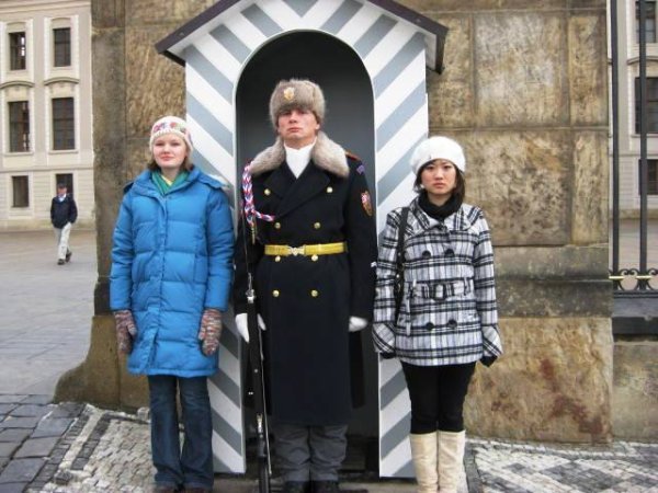 guarding the castle