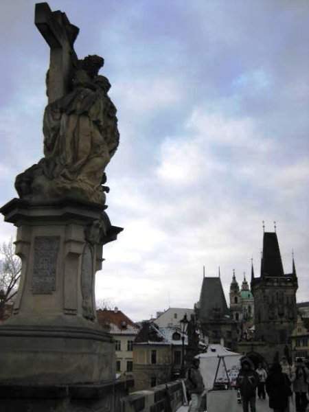 one of the 27 statues on Charles Bridge