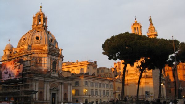 sunset in Rome
