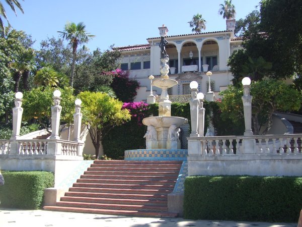 Entrance to the Hearst Castle