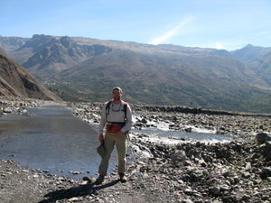 Crossing Andagua River