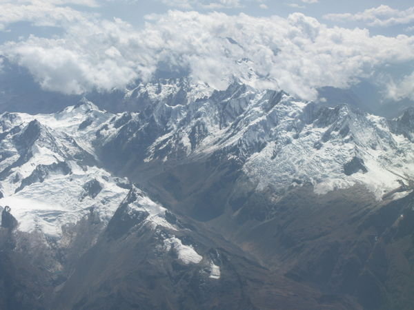 Airplane View of Andes
