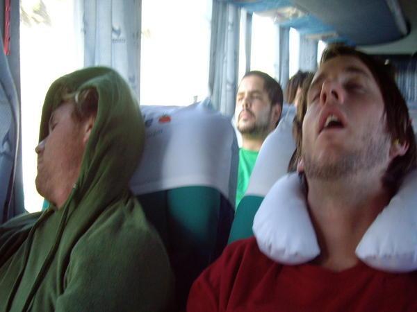 21 hour journey by bus to Bariloche