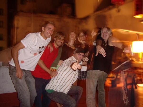 Satdy night in Buenos with Paco, Rosie, Mariana, Sarah, Pablo y Eddy