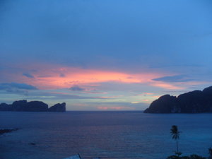 Sunset over Phi Phi islands