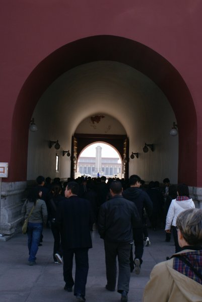 Tiananmen Gate tunnel