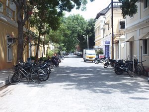 Nice street in Pondi