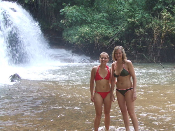 Nat and I at the 1st waterfall!