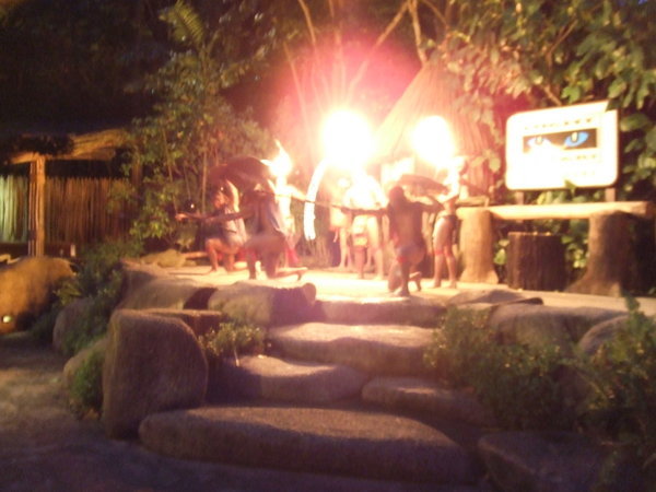 Fire Dancers at Night Safari!!