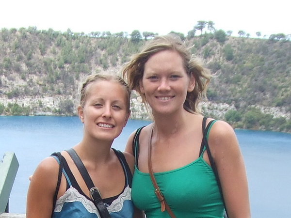 Us by the Blue Lake.....A Little Windswept!!!