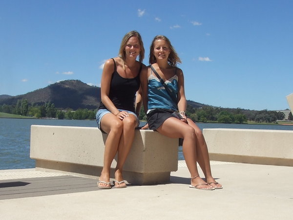 By the Lake in Canberra!!!