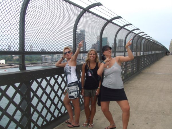 All of us on the Bridge...Sightseeing!!