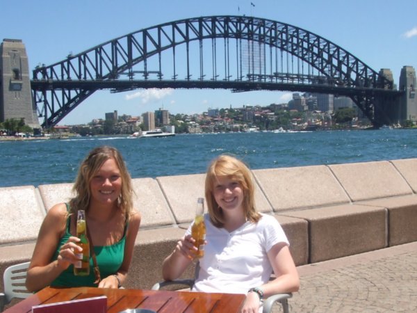 Having a beer by the Opera House....washes any stresses away instantly!!!