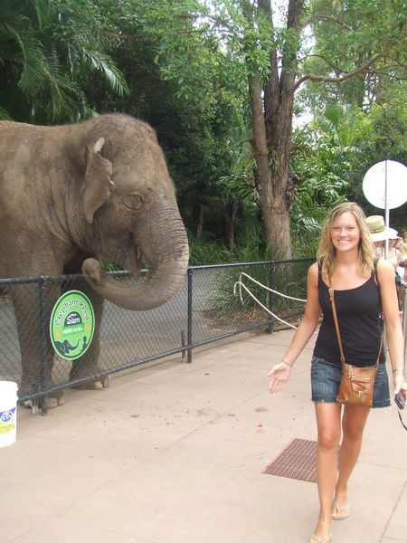 After feeding the Elephants!!!