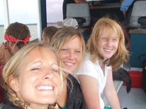 Ladies on the Water Taxi (Boat)