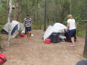 The Camp!!! Wonky Tent Ladies!!!