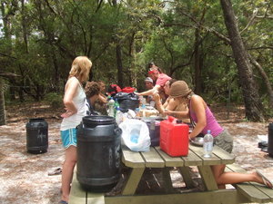 Lunch at Campsite 3!!!
