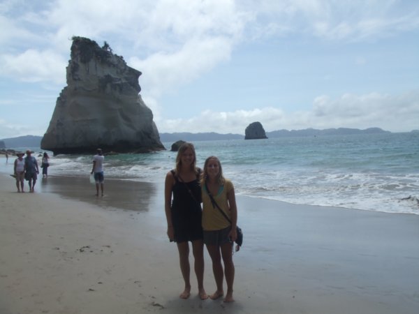 Us at Cathedrals Cove!!