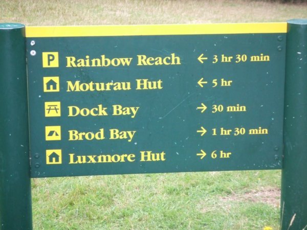 Only 6 hours to destination Luxmore Hut.........only 6 hours!!!!!