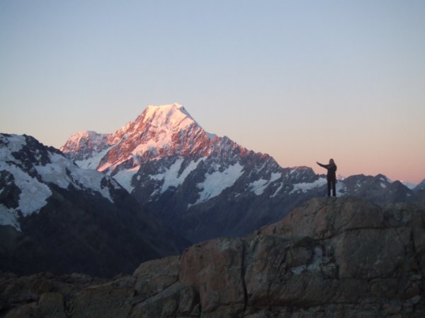 Me, Mount Cook & The Sunset!!