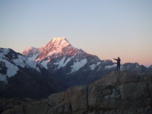 Me, Mount Cook & The Sunset!!