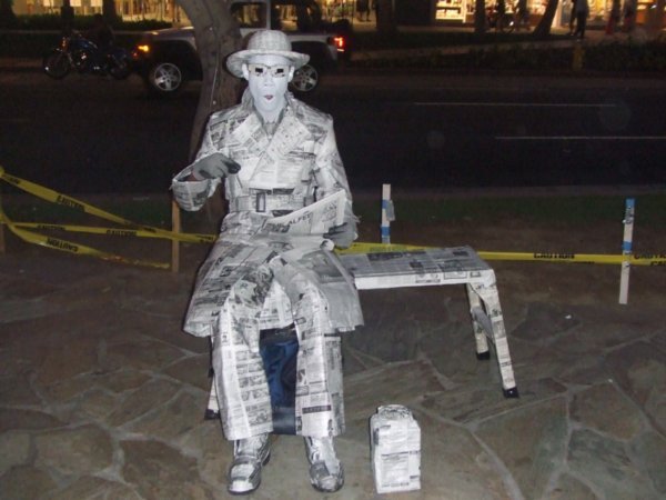 Newspaper man was my fave!! You could read him like a book!!