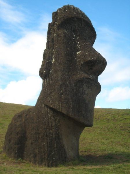 Moai head