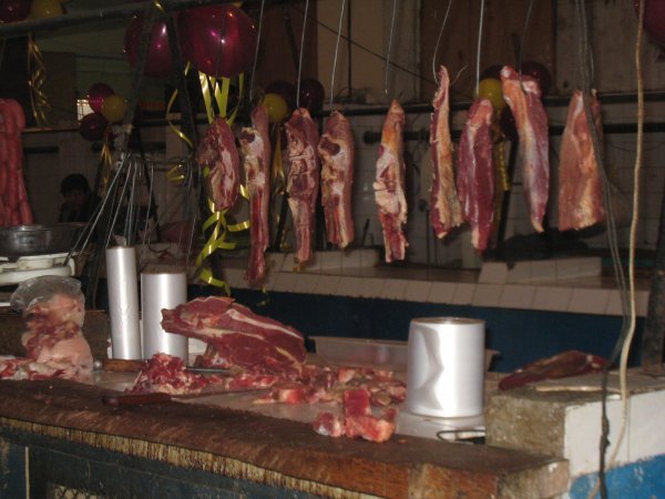 local meat market in Tacna