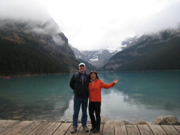 Malcolm and Lesley at Lake Louise