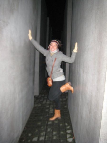 Lani at the Holocaust Memorial