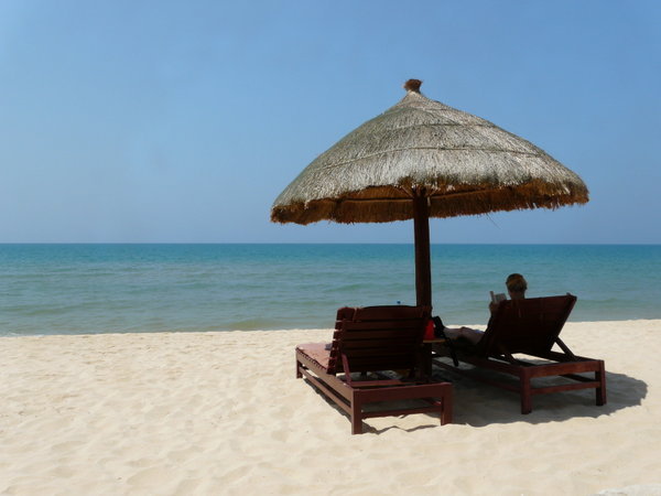 Relaxing on the beach, Phu Quoc