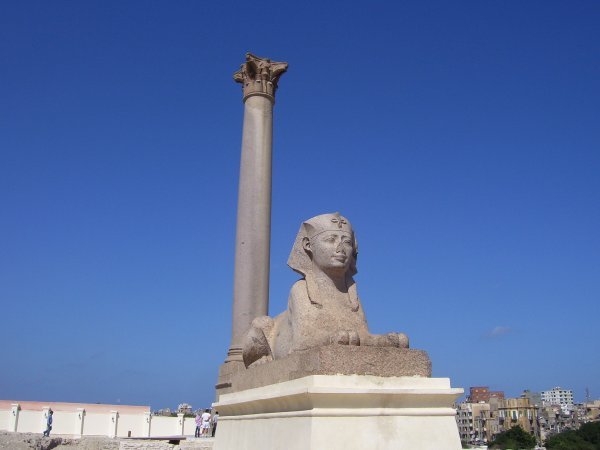 Mini-Sphinx and Pompey's Pillar