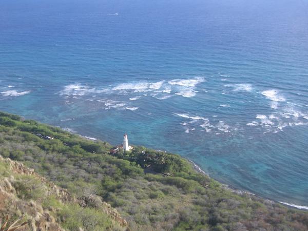 View from top of Diamond Head