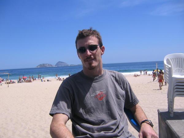John at Ipanema beach