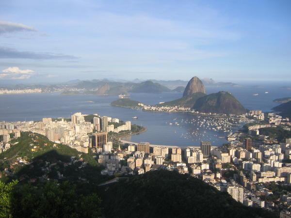 Rio just before sunset