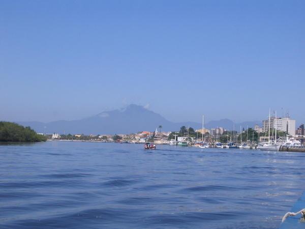 View of Paranagua from boat