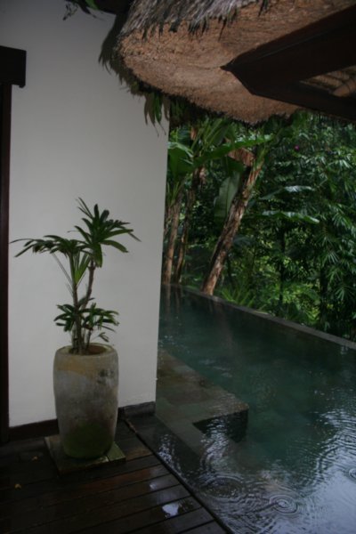 Our private infinity pool