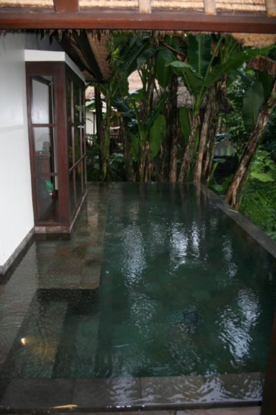 Our private infinity pool