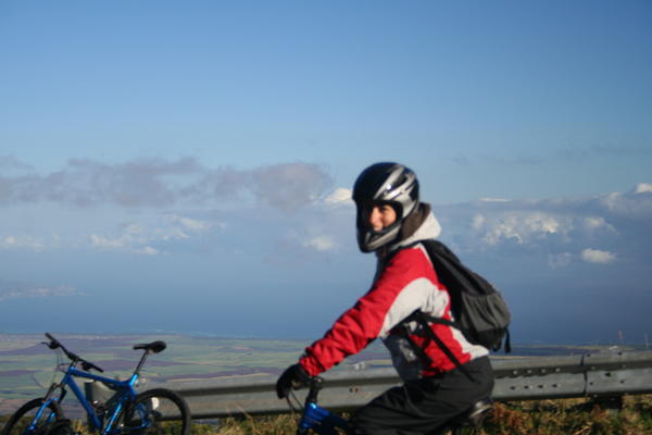 Bike ride down Haleakala 