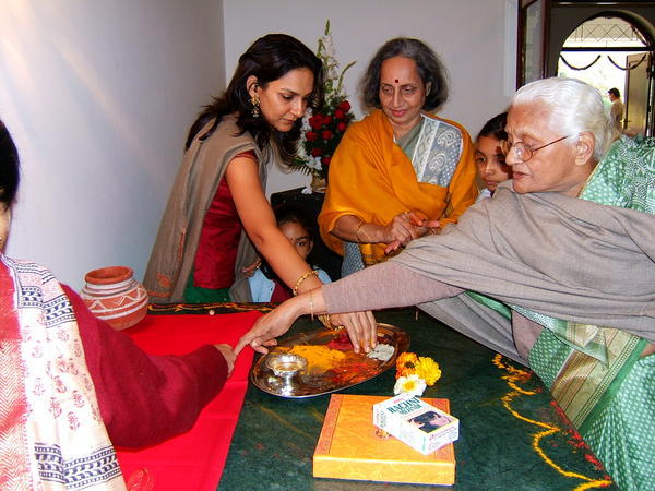 Puja for Grandparents