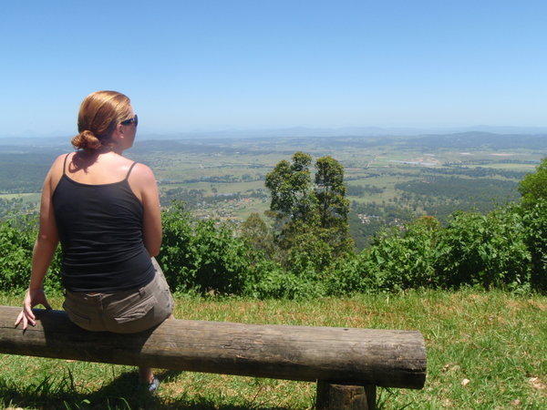 Views from a lookout on Mt Tamborine