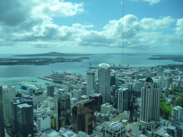 Auckland from the top of Sky Tower