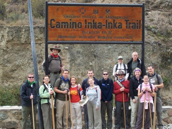 start of the inca trail