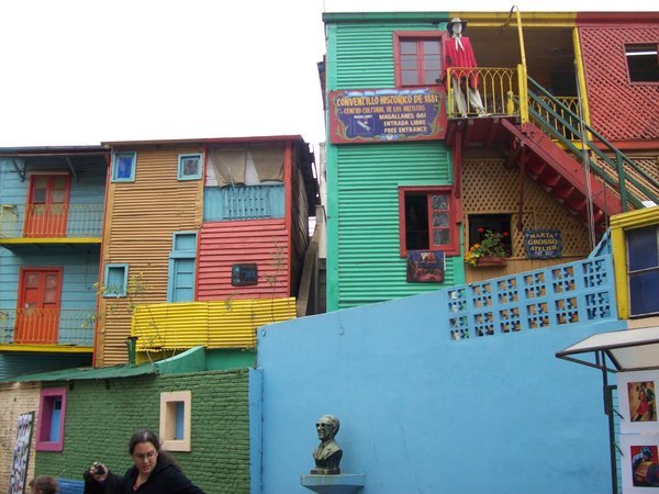 the colourful houses