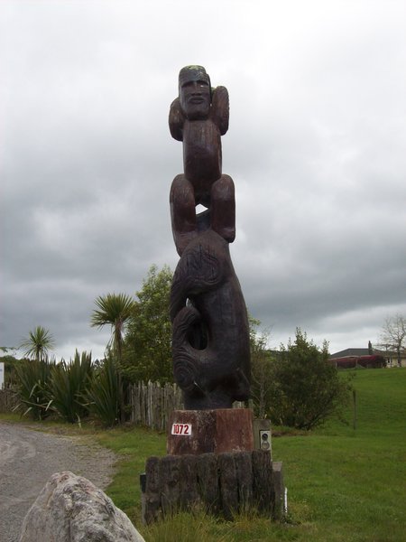 some random maori statue