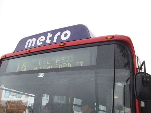 a belfast bus