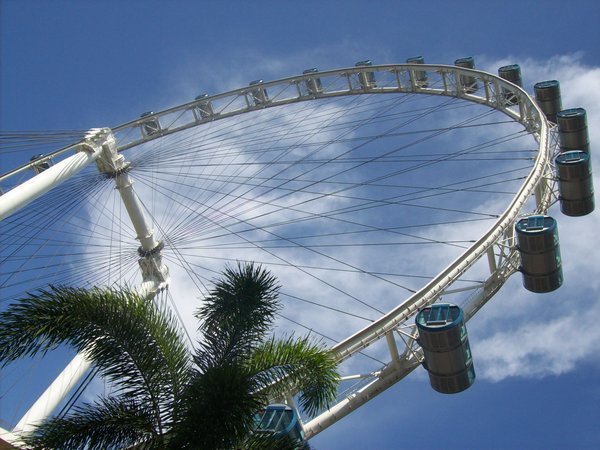 Singapore's big wheel.