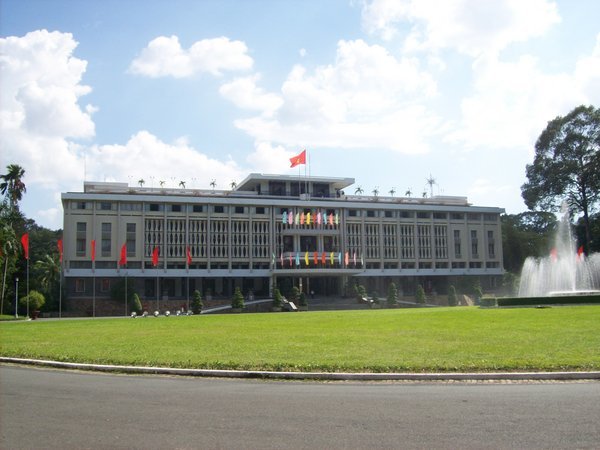Independence palace in Saigon.