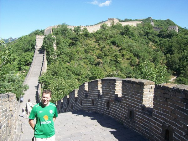 Gar on the really really long wall of China.